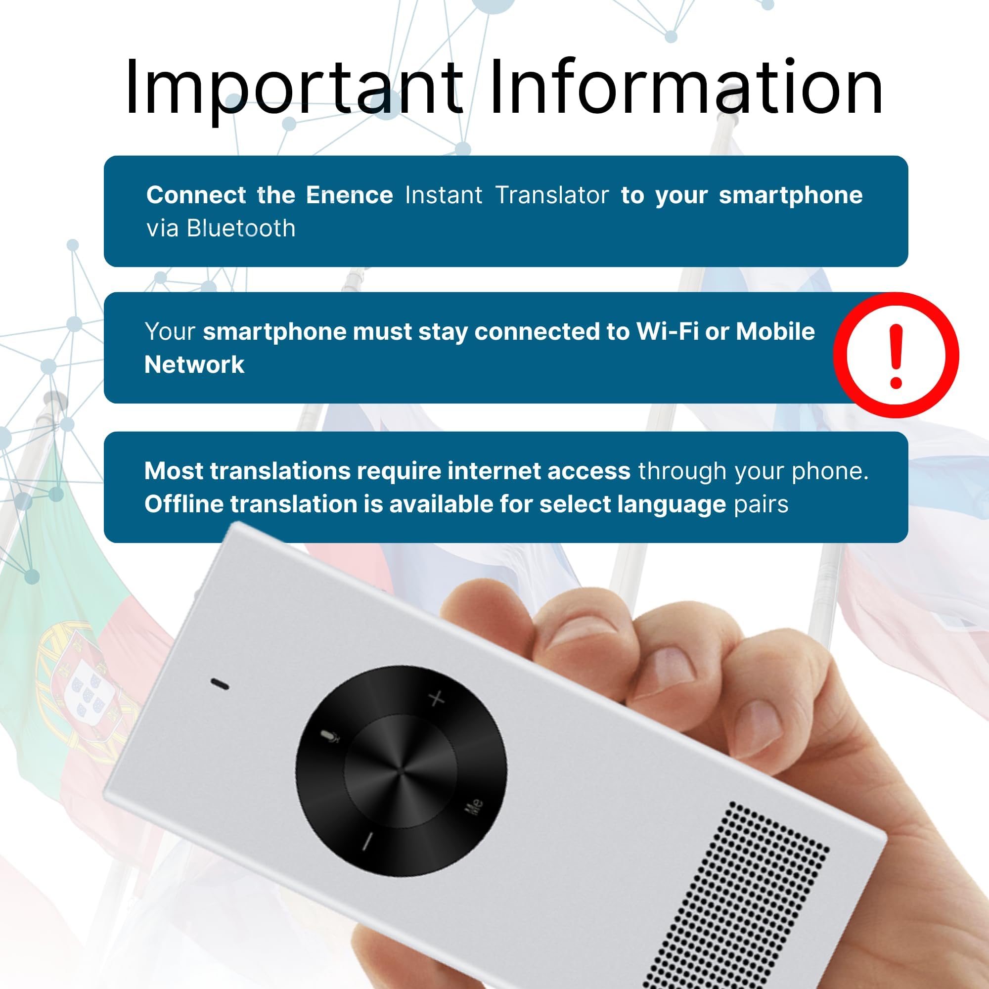 【新品】Enence（エネンス）翻訳機 本体　3個セット Amazon.com: Enence